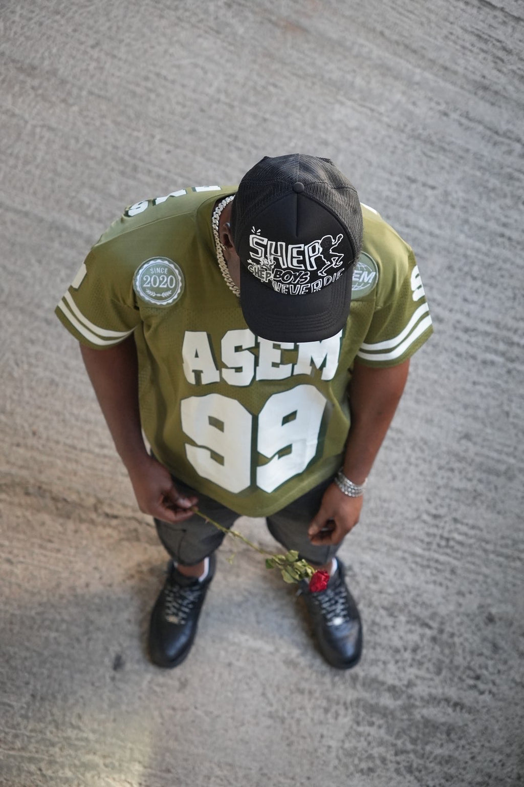 Olive Green ‘99 PROBLEMS’ Jersey